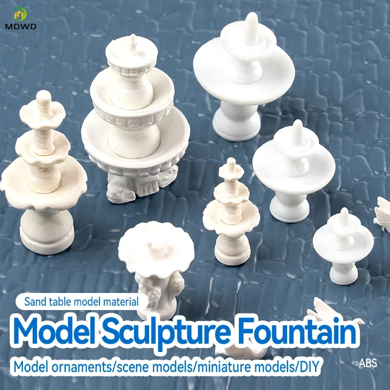 Art Craft 5 Year Old - 2Pcs Model Statue HO 1:87 Sculpture