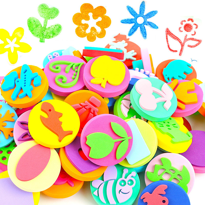 Art Craft 5 Year Old - 6Pcs/bag Foam Stamps for Painting Cute