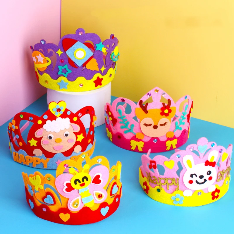 Art Craft 5 Year Old - 4Pcs/lot DIY Crafts Toy Crown Creative