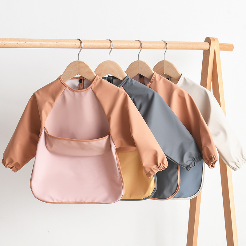Kids Baby Long Sleeved PU Bibs - Art Craft Kindergarten review and price