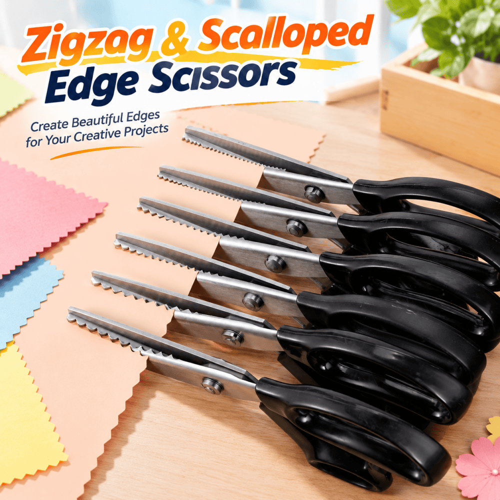 Decorative Edge Pinking Shears - Art And Craft Zig Zag Scissors review and price