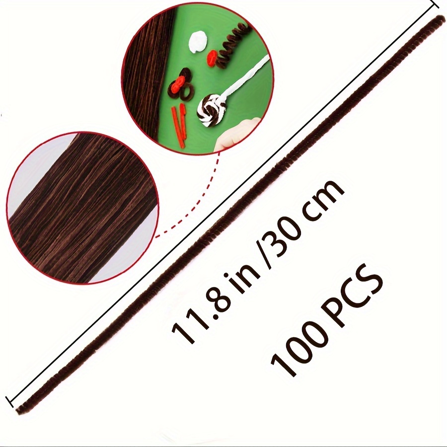 100 Pcs Coffee Pipe Cleaners,P - Art Craft Kindergarten review and price