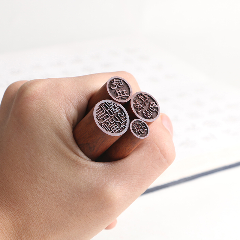 Sandalwood Name Seals Round St - Chinese Art Craft review and price
