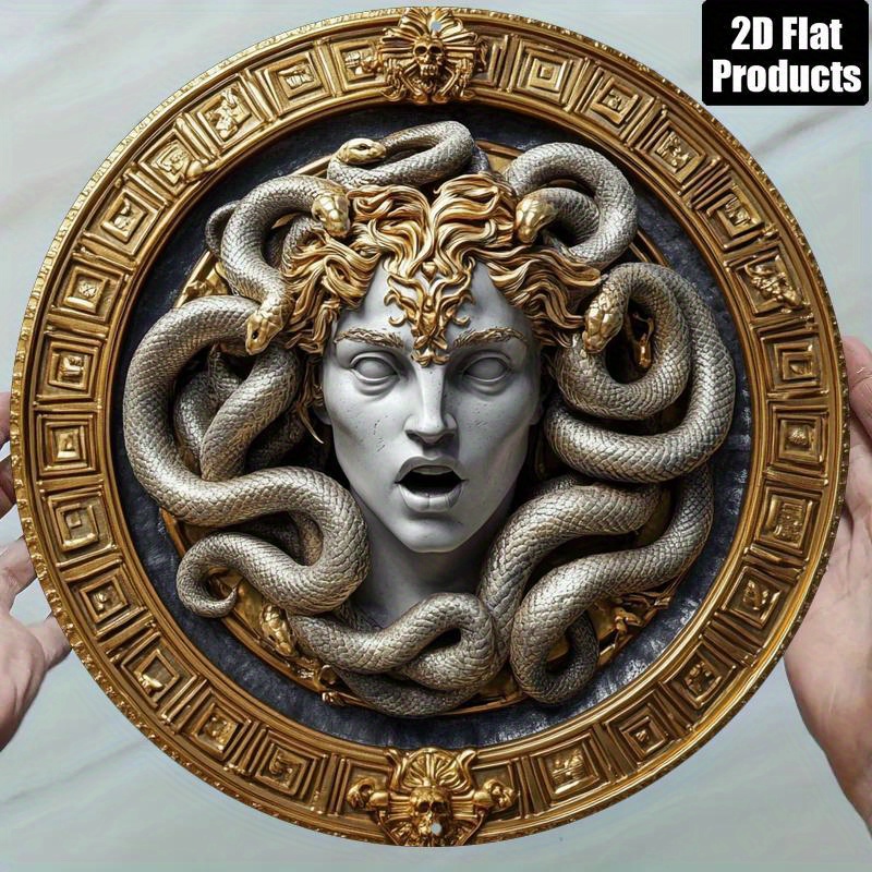 2D flat 1 Medusa head circular - Art Craft Movement review and price