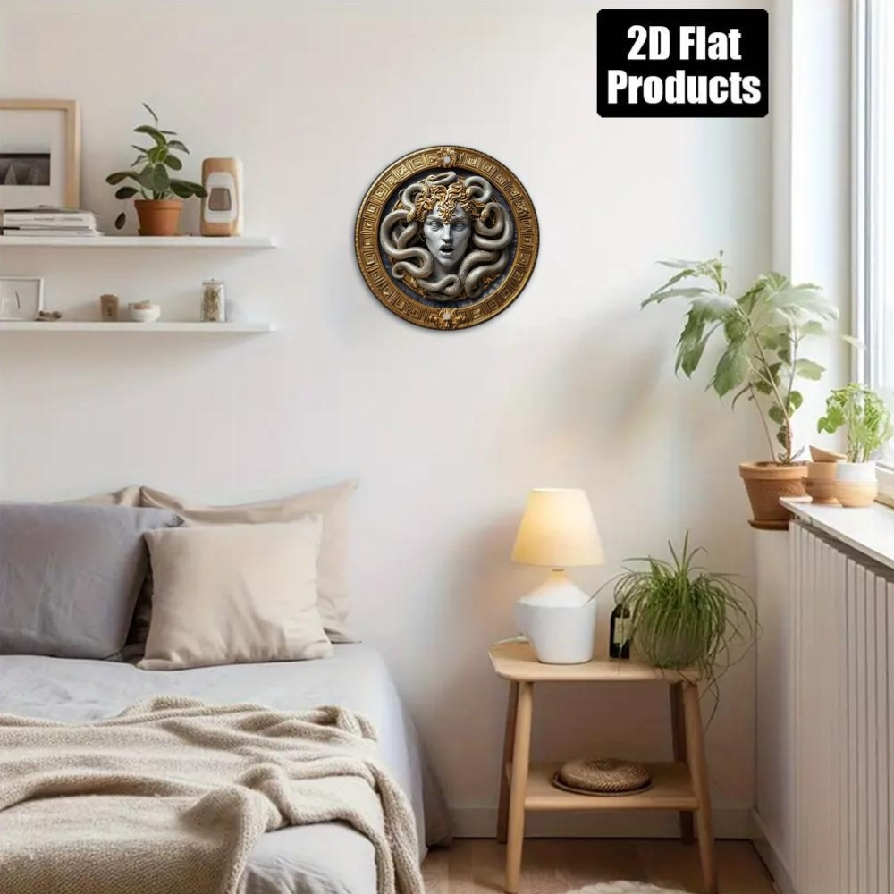2D flat 1 Medusa head circular - Art Craft Movement review and price