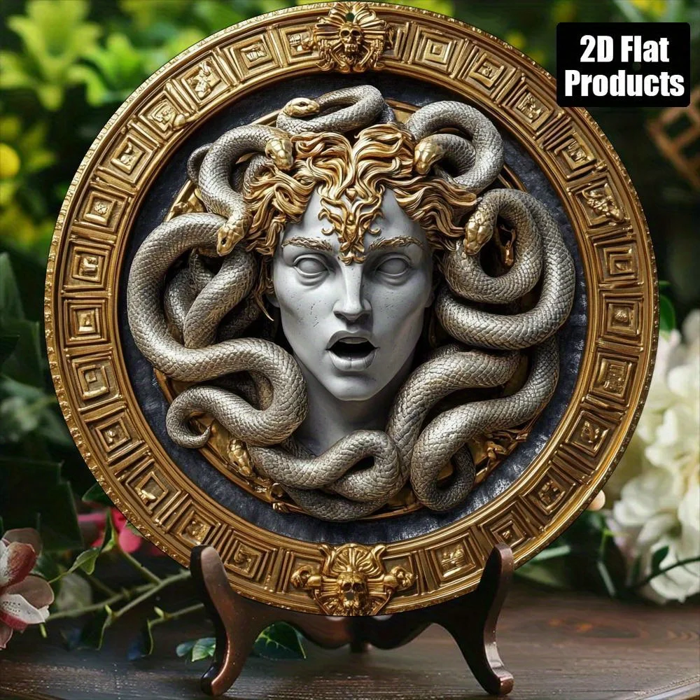 2D flat 1 Medusa head circular - Art Craft Movement review and price