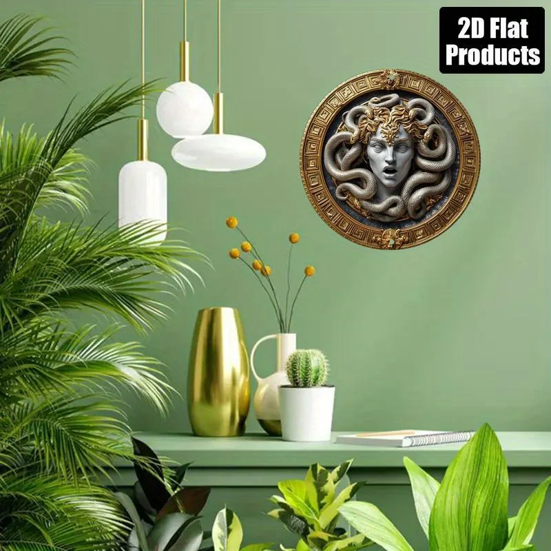 2D flat 1 Medusa head circular - Art Craft Movement review and price