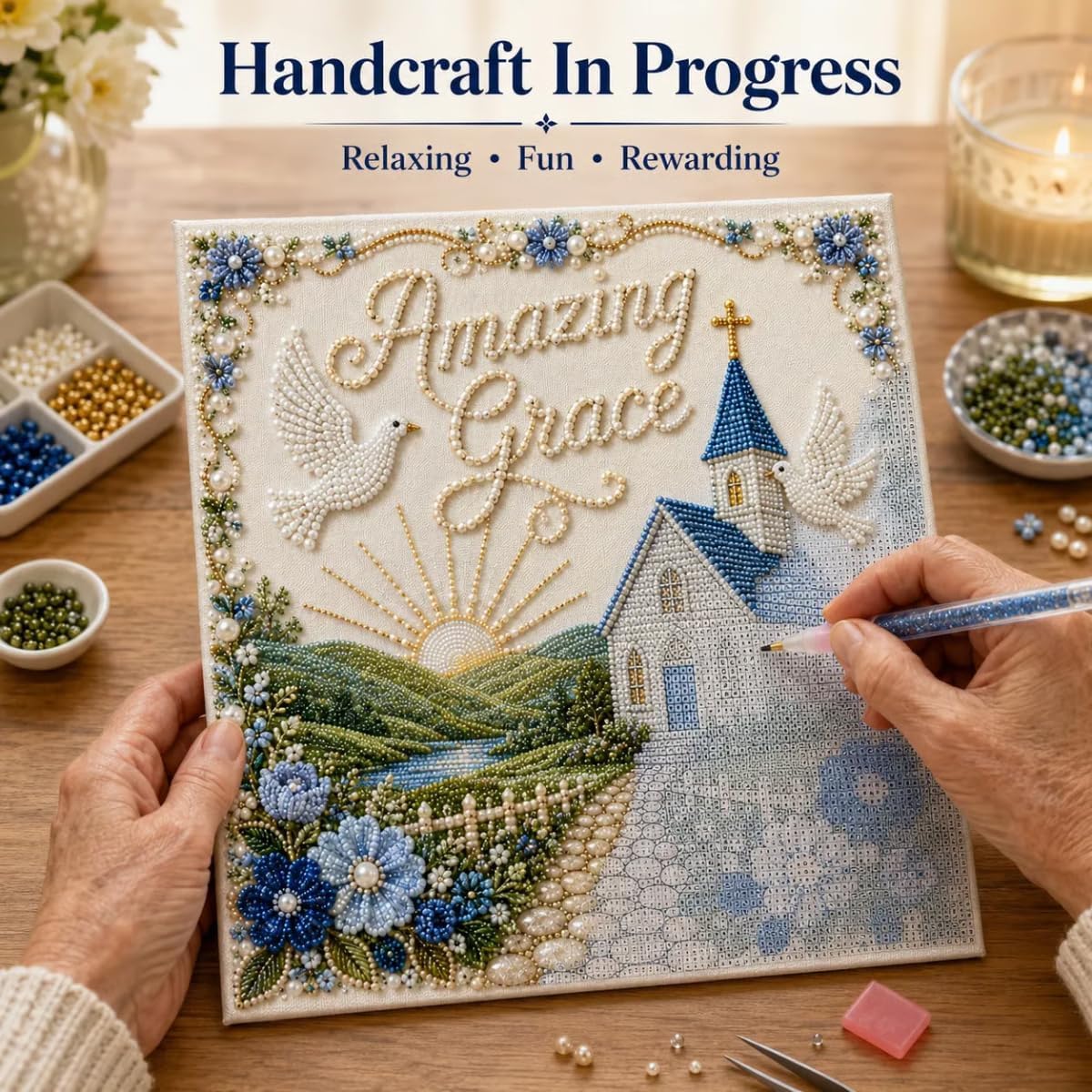 Sacred Hymn Pearl Art Kit Coll - Art Y Craft review and price