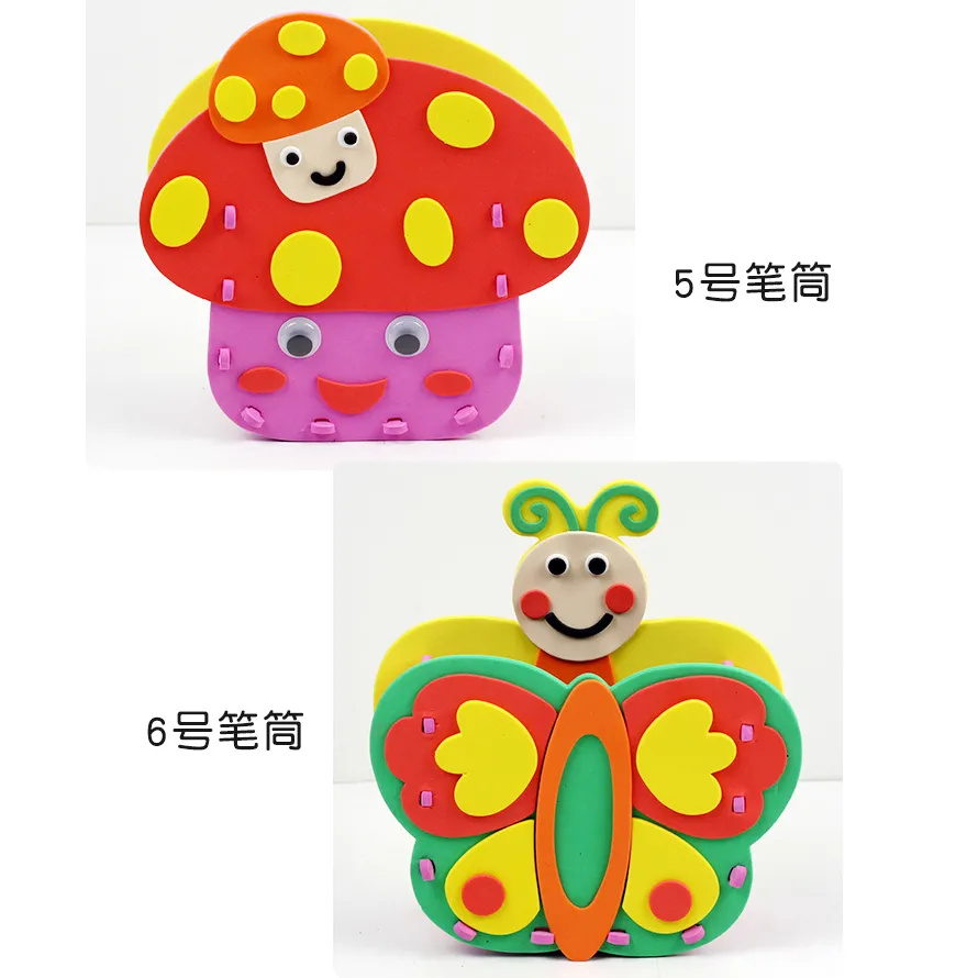 2pcs DIY Cartoon Pen Container - Art Craft Kindergarten review and price