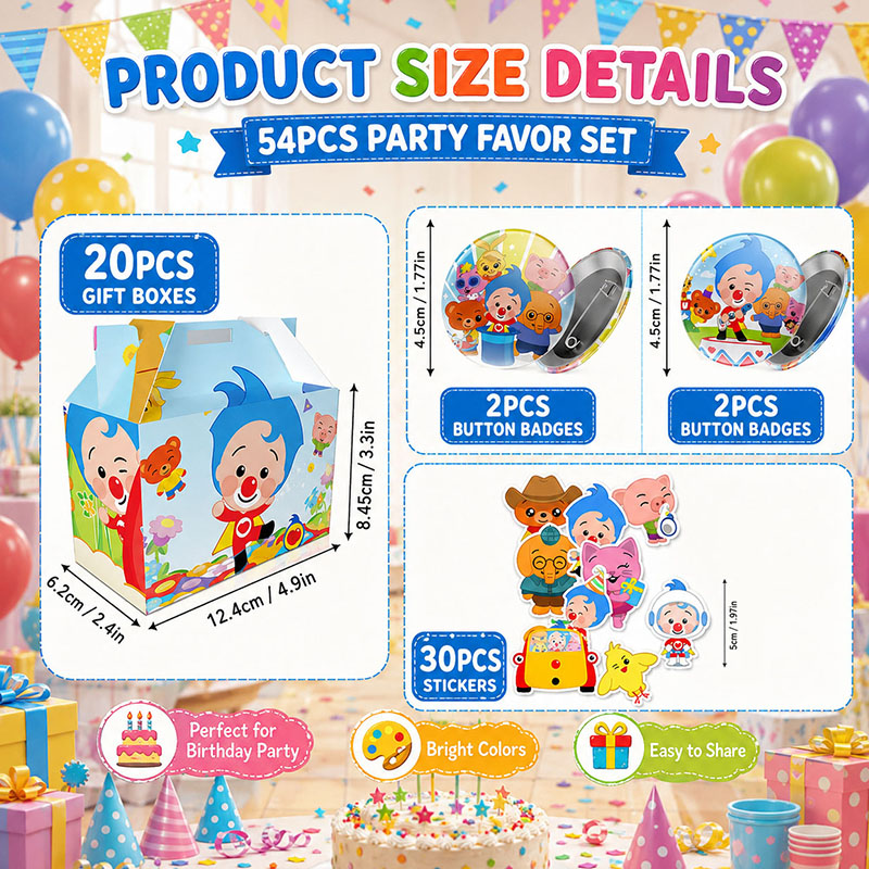 Clown Cartoon Pattern Paper Bo - Art Craft Movement review and price