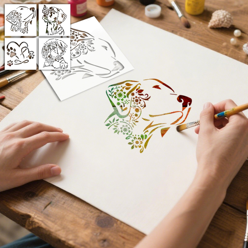 YOMDID 4pcs Dog Themed Paintin - Art Craft Love review and price