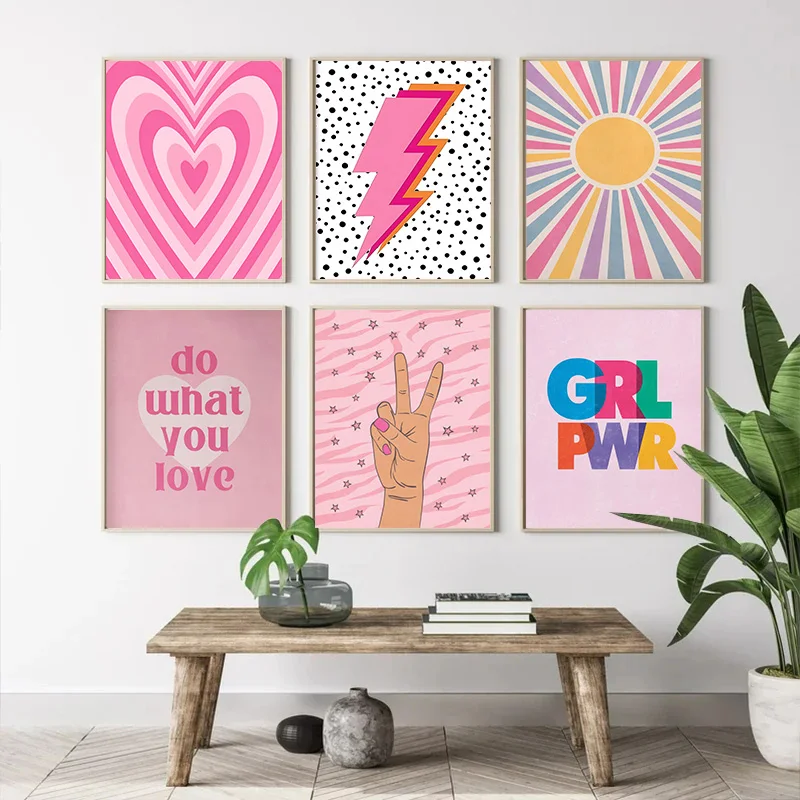 Abstract Pink Lightning Gradie - Art Craft Love review and price