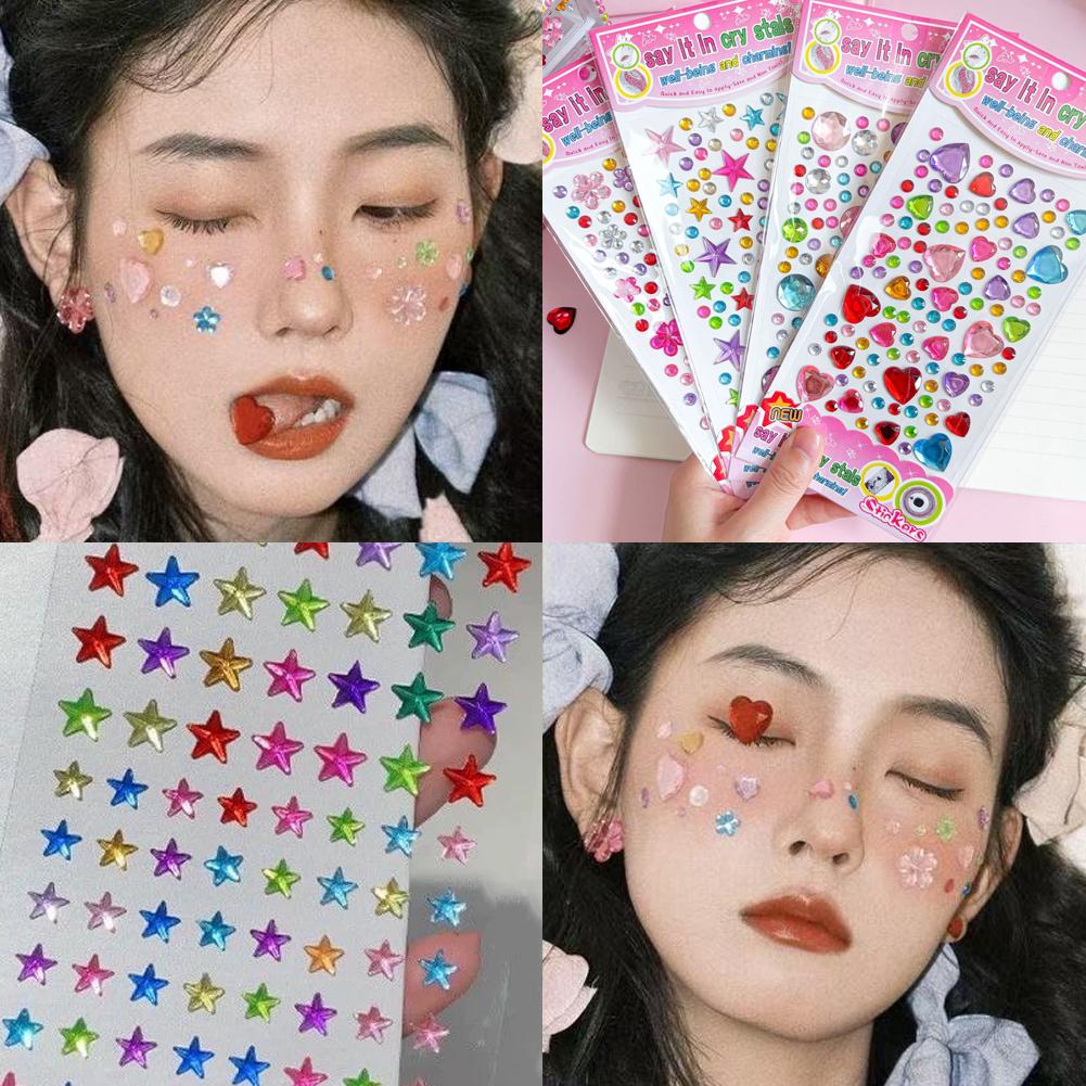 Self-Adhesive Face Rhinestones - Art & Craft World review and price