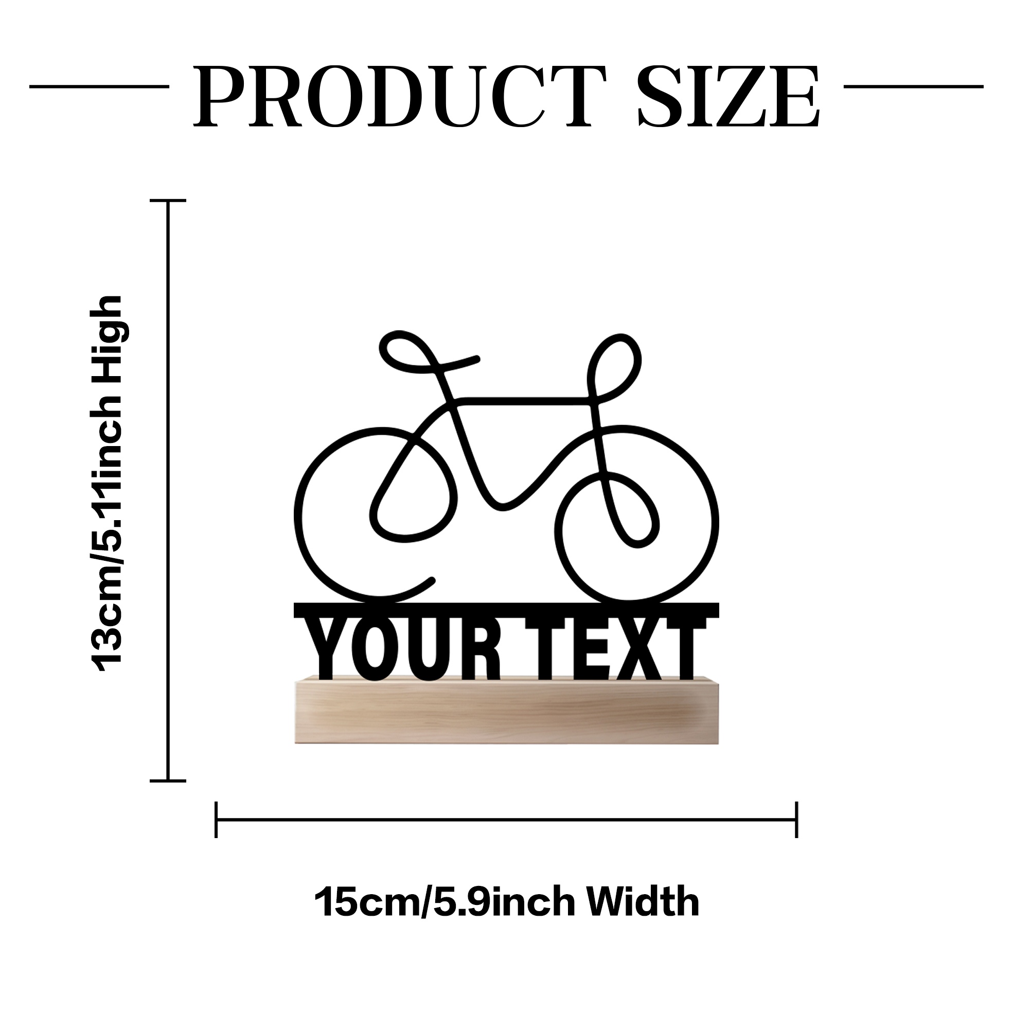 1pc Simple bicycle bike Custom - Art Y Craft review and price