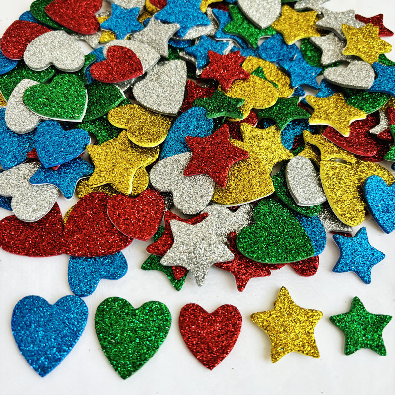 150PCS/LOT.Glitter star and he - Art Craft Kindergarten review and price