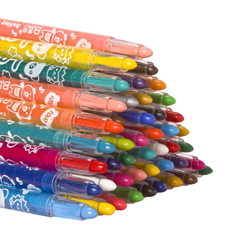 24/12 Pcs Rotate Color Crayola - Art Craft Kindergarten review and price