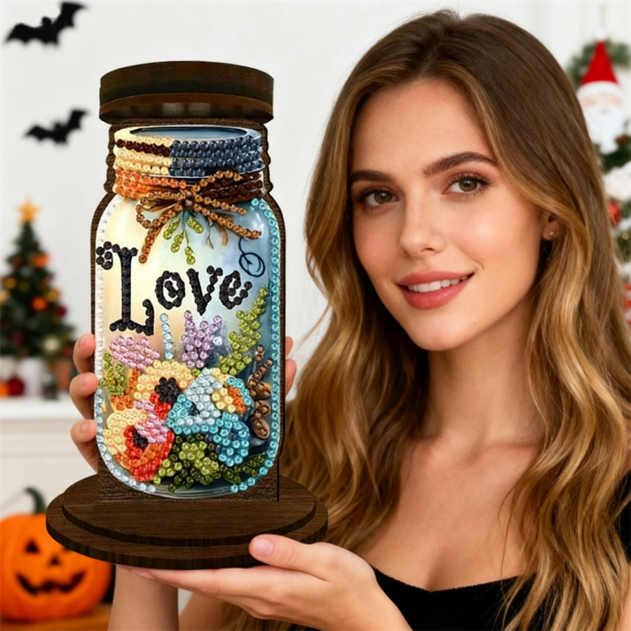Love candle holder Halloween h - Art Craft Love review and price