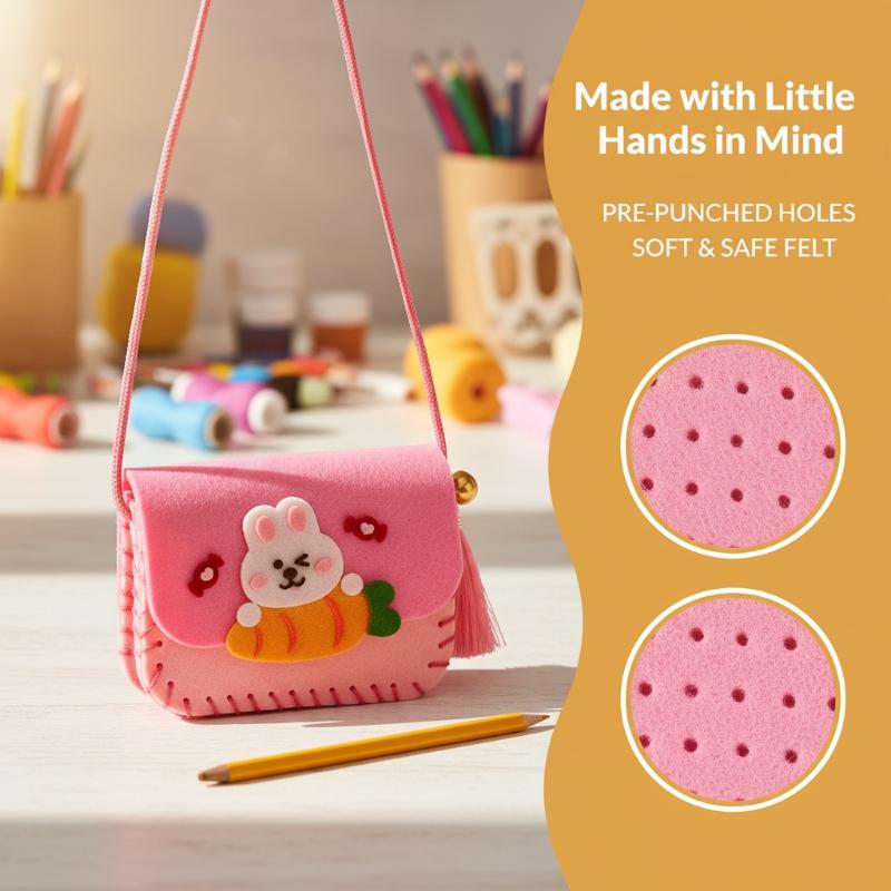Children Felt Bag Making Kit D - Art Craft Kindergarten review and price