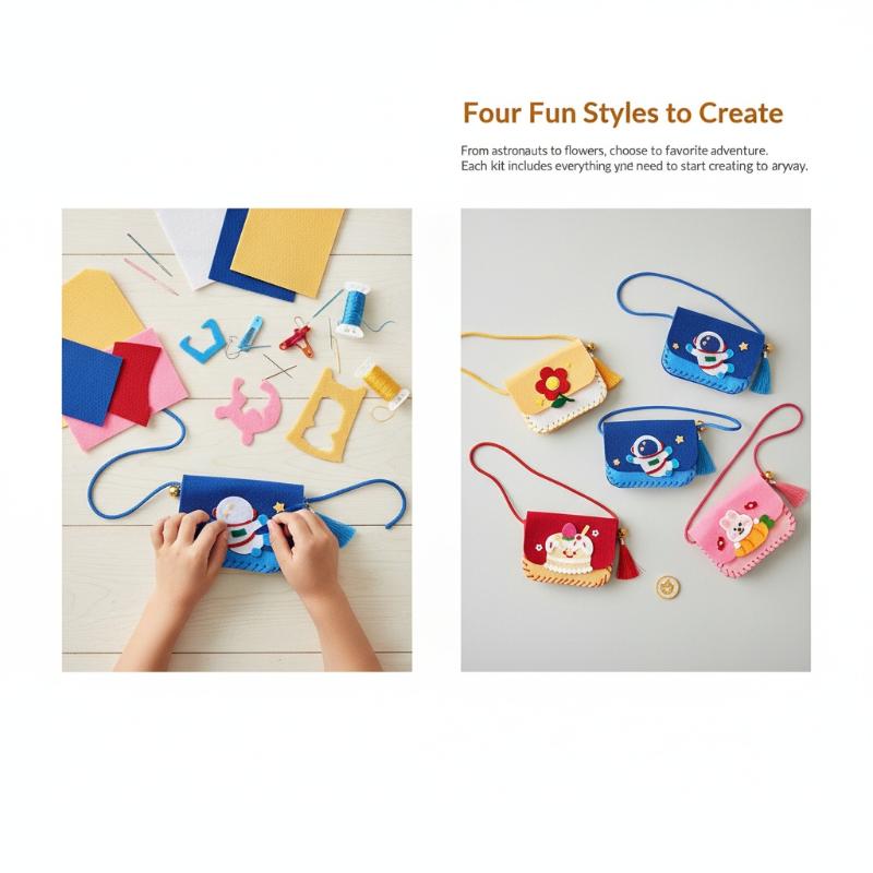 Children Felt Bag Making Kit D - Art Craft Kindergarten review and price