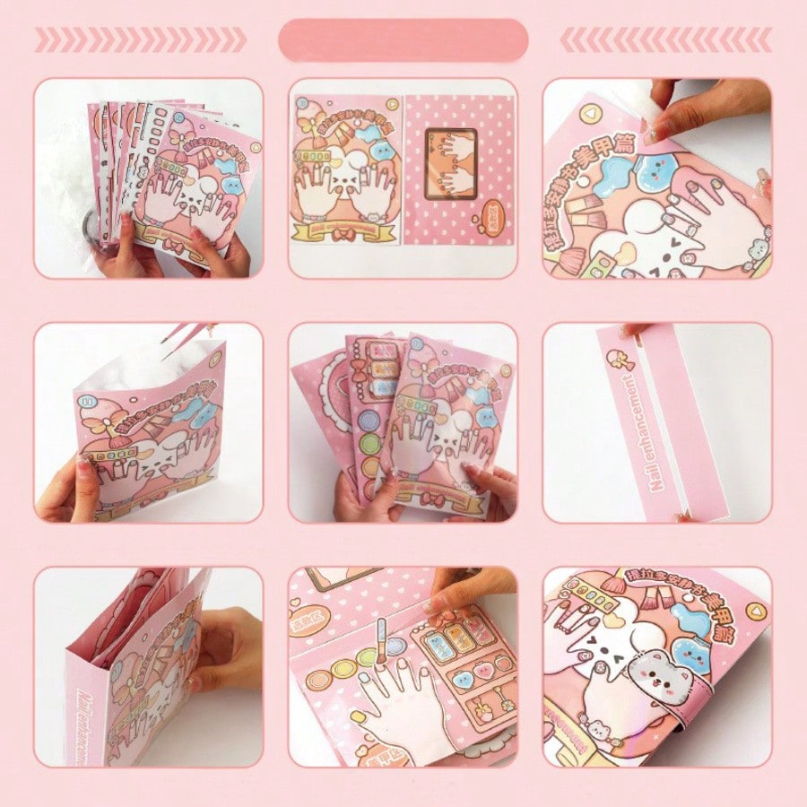 Pink Children DIY Nail Salon Q - Art Craft 5 Year Old review and price