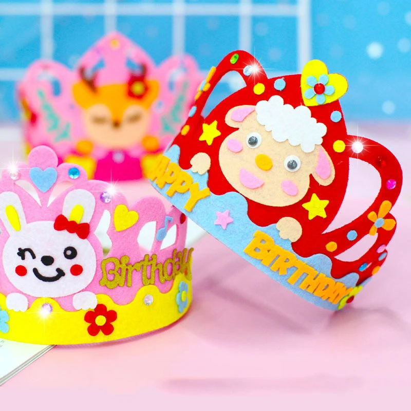 4Pcs/lot DIY Crafts Toy Crown  - Art Craft 5 Year Old review and price
