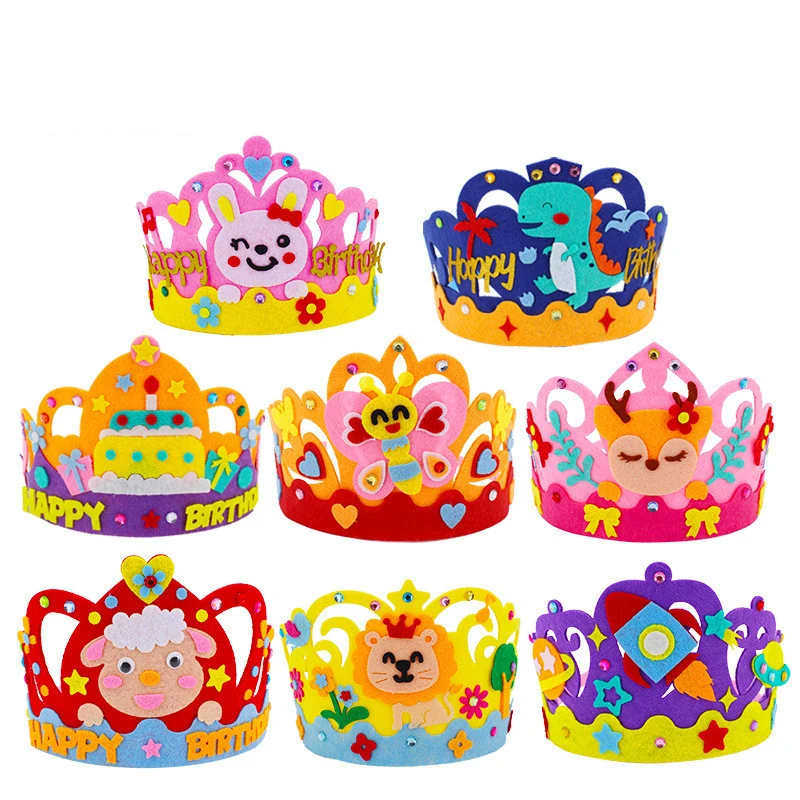 4Pcs/lot DIY Crafts Toy Crown  - Art Craft 5 Year Old review and price