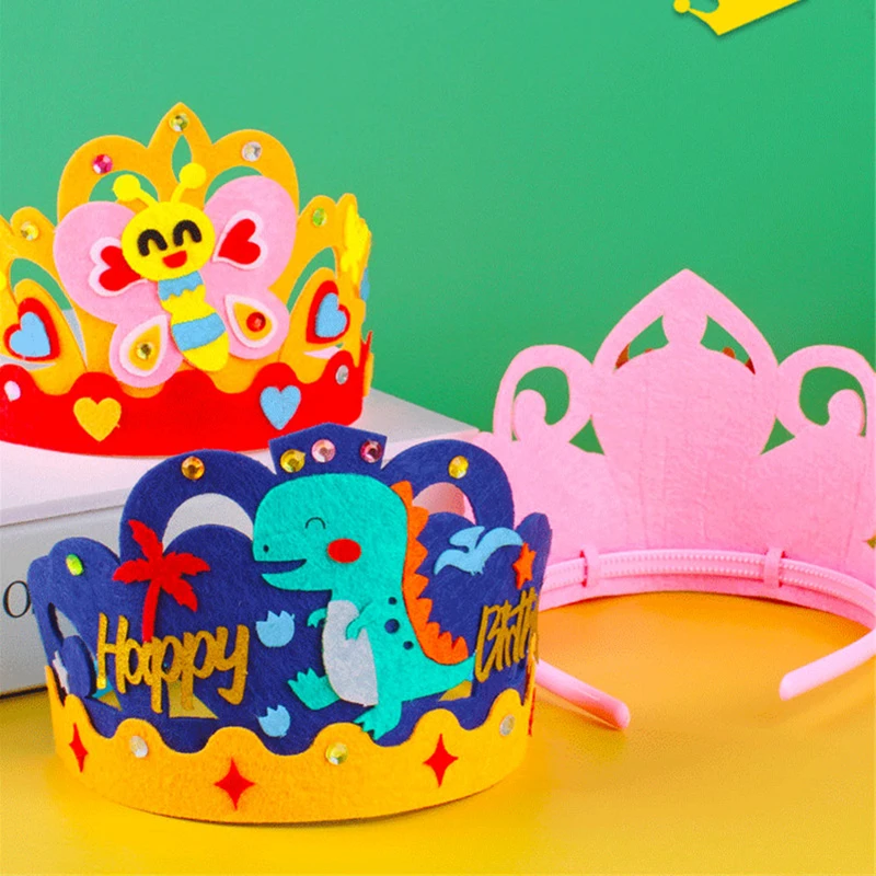 4Pcs/lot DIY Crafts Toy Crown  - Art Craft 5 Year Old review and price
