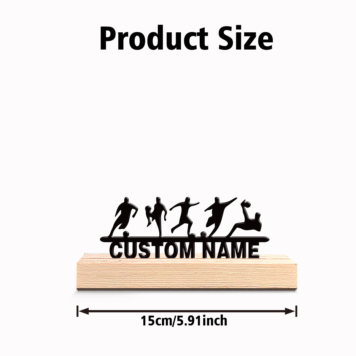 1pc Creative sport Custom Text - Art Y Craft review and price