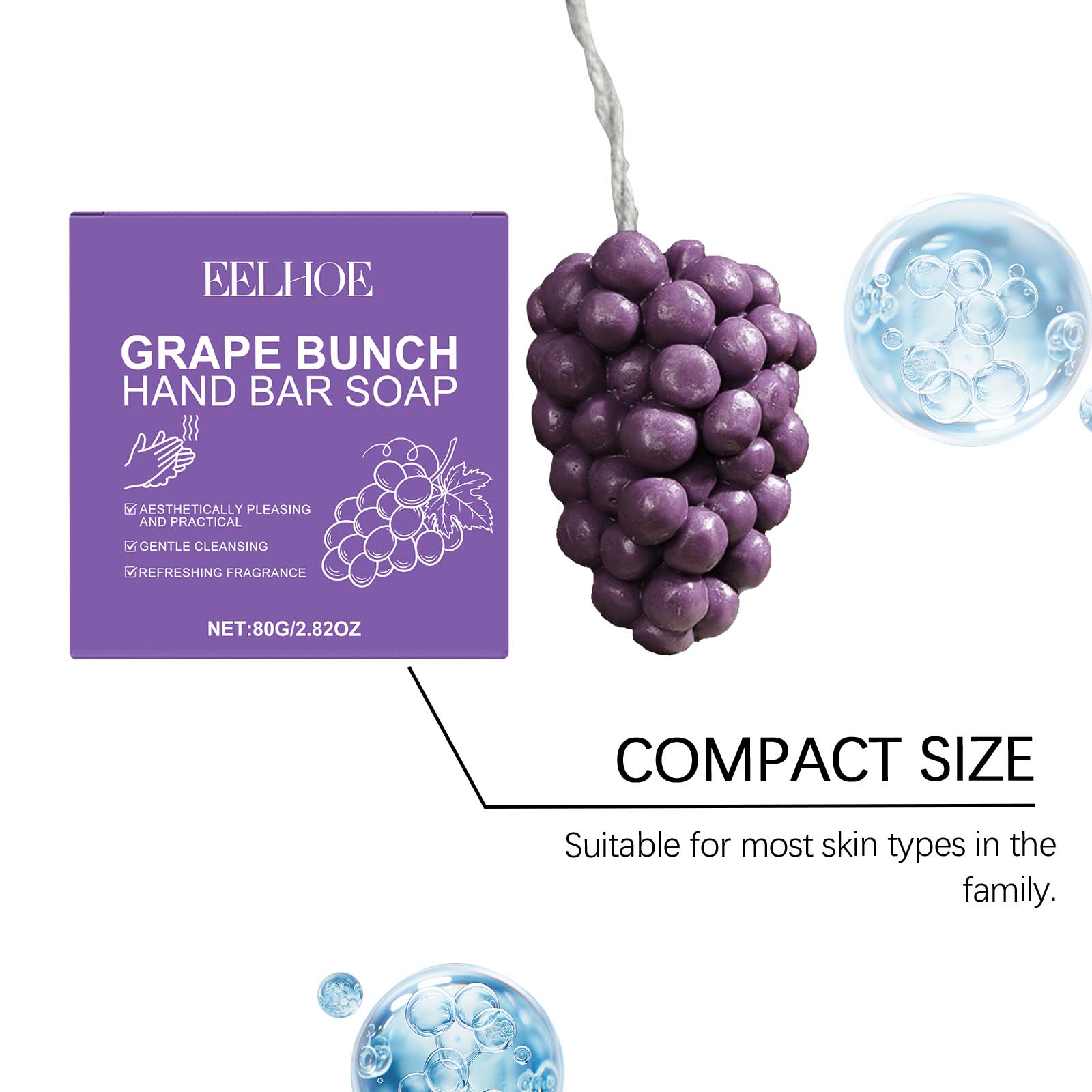 Eelhoe Grape Bunch Hand Bar So - Art Craft Handmade review and price
