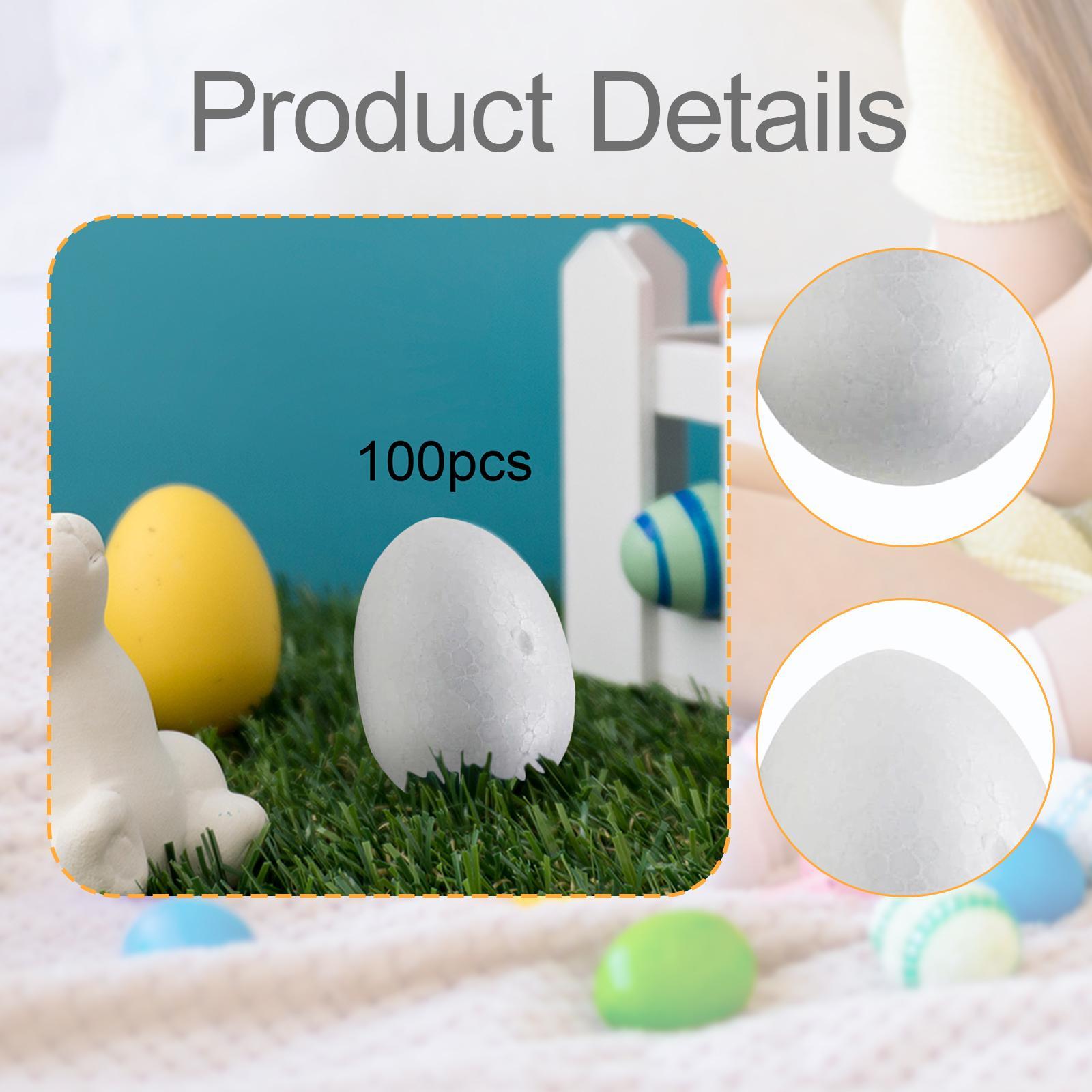 Foam Easter Eggs White Craft D - Art Craft Kindergarten review and price