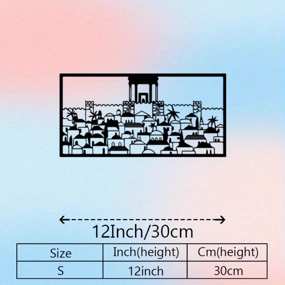 CIFBUY Metal Wall Art Jerusale - Art & Craft World review and price