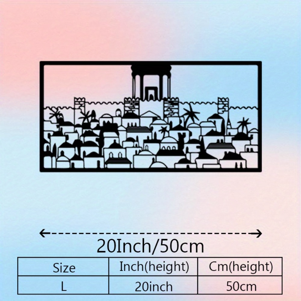 CIFBUY Metal Wall Art Jerusale - Art & Craft World review and price
